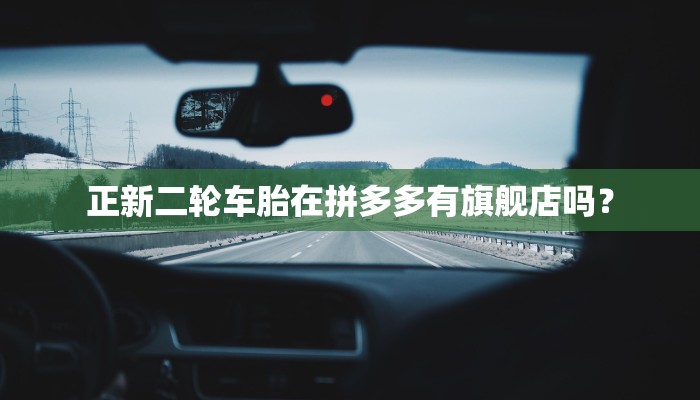 正新二轮车胎在拼多多有旗舰店吗？
