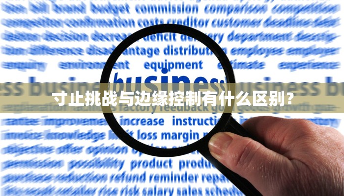 寸止挑战与边缘控制有什么区别？