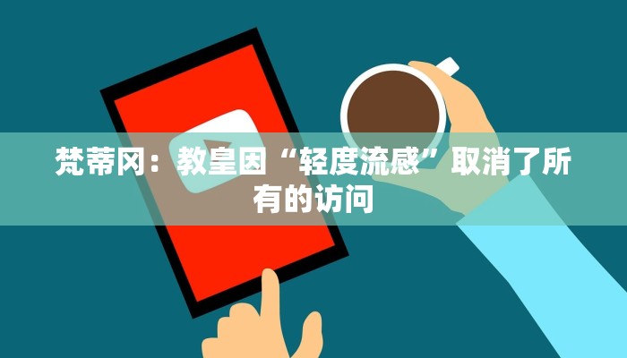 梵蒂冈：教皇因“轻度流感”取消了所有的访问