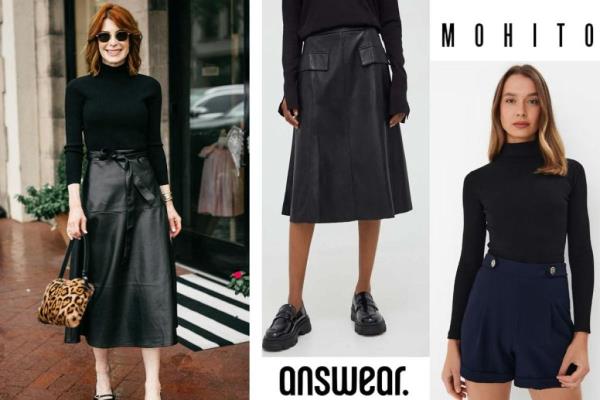 Styling with a leather skirt