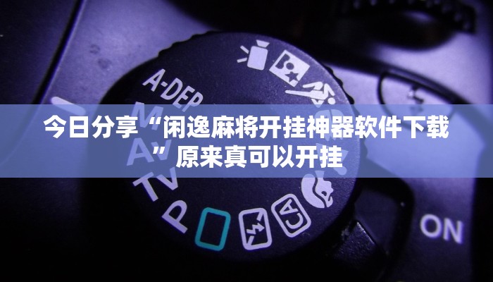 今日分享“闲逸麻将开挂神器软件下载”原来真可以开挂