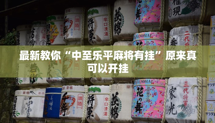 最新教你“中至乐平麻将有挂”原来真可以开挂