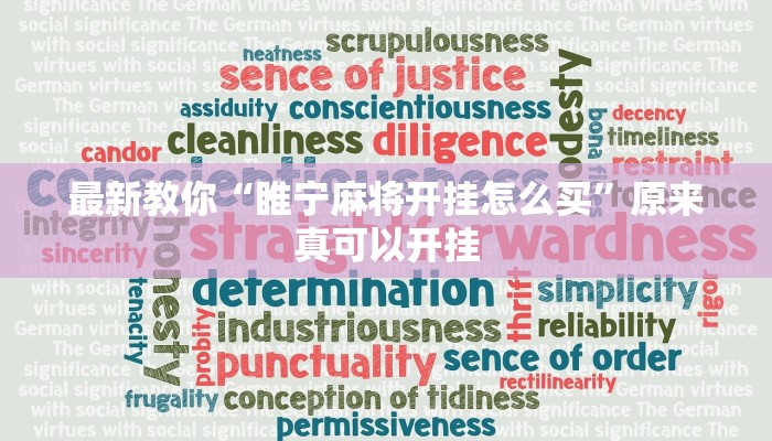 最新教你“睢宁麻将开挂怎么买”原来真可以开挂