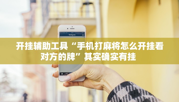 开挂辅助工具“手机打麻将怎么开挂看对方的牌”其实确实有挂 
