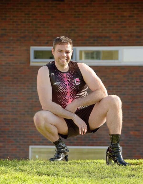  Cian Griffin: Because there were no openly gay sports players then, I thought gay people didn’t belong in sports. Photograph Moya Nolan