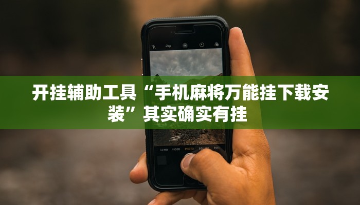 开挂辅助工具“手机麻将万能挂下载安装”其实确实有挂 
