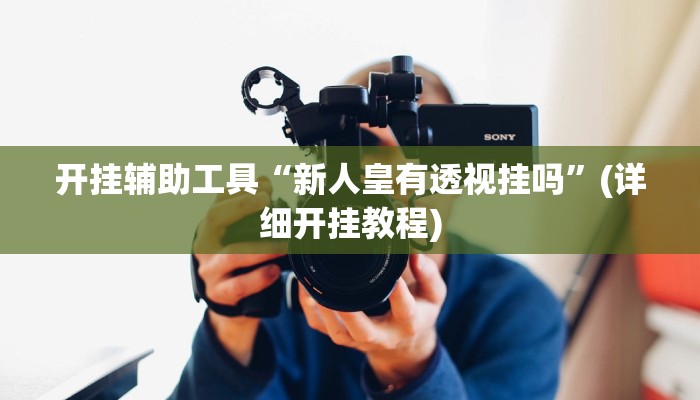 开挂辅助工具“新人皇有透视挂吗”(详细开挂教程)