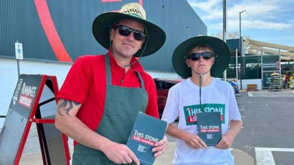 Bunnings protest engineered stone