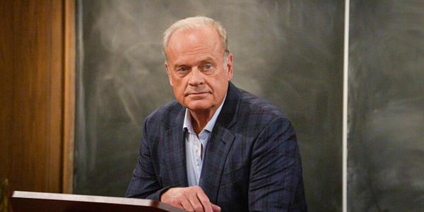 Frasier in his classroom in Frasier reboot episode 8