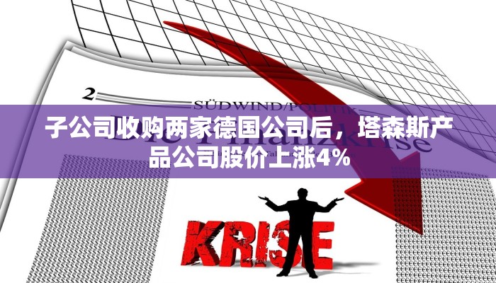 子公司收购两家德国公司后，塔森斯产品公司股价上涨4%