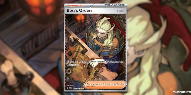 Special Art Rare Boss's Orders From Paldea Evolved