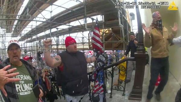 Brett Alan Rotella, also known as Brett Ostrander, was arrested Tuesday on felony and misdemeanor charges, including assaulting law enforcement, related to the breach of the U.S. Capitol on Jan. 6, 2021.