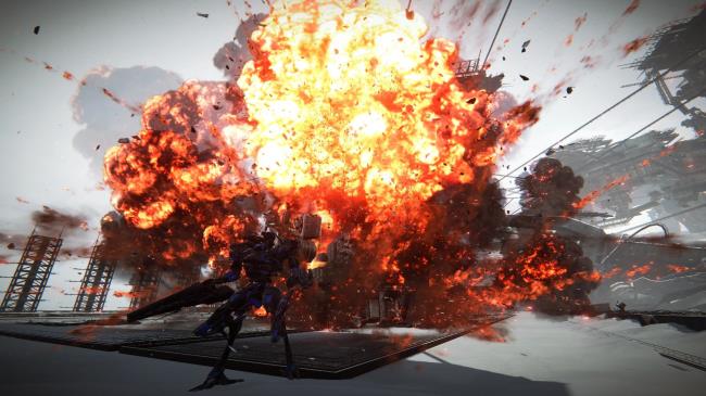 Armored Core 6, Looking away as the Juggernaut explodes