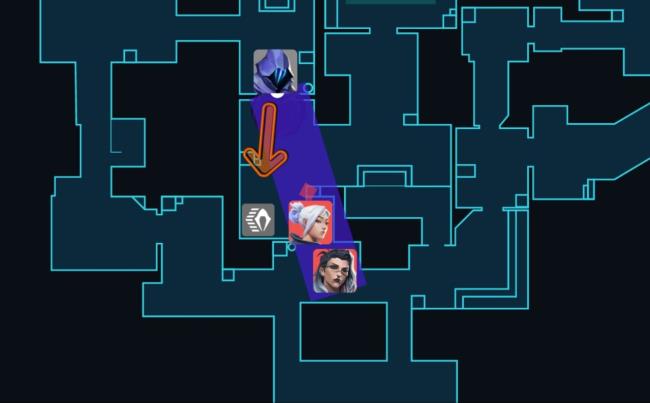 Omen playing garage on Haven defense, smoke into blind into teleport to back grass. 
