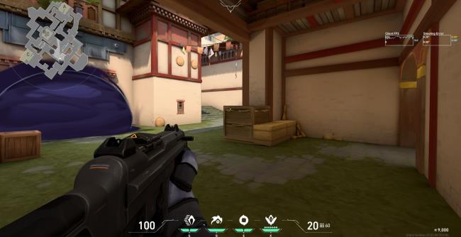 The end point after you teleport out of Haven Garage with Omen