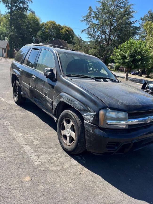 A Santa Rosa woman was arrested, Sunday, Aug. 27, 2023, after causing and then driving away from a three-vehicle collision in northeast Santa Rosa, police said. She was arrested in a nearby church parking lot, where someone reported hearing her say she had been in a crash that damaged the passenger side of her Chevrolet Trailblazer. (Santa Rosa Police Department)