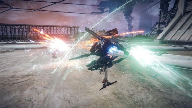 Armored Core 6, Rank F Arena, Cutting through Dunham with a Plasma Blade