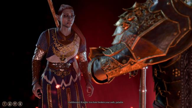 Oathbreaker knight visits you in Baldur's Gate 3