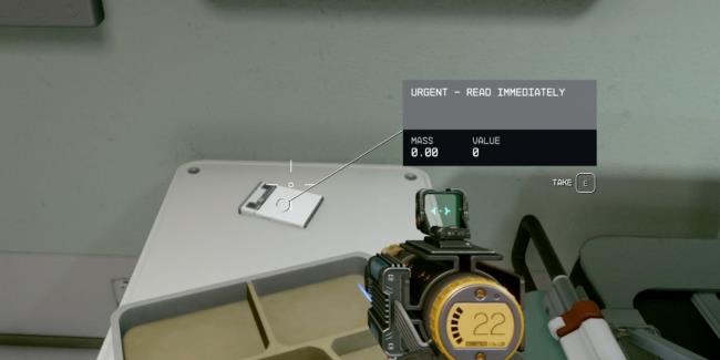 Starfield Urgent Note Location Near Maya Cruz